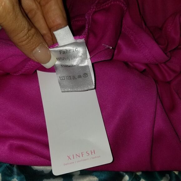 XinFSh Women's Strapless Bodycon Ruched Vintage Open Back Boned Corset Dress med - Picture 12 of 16